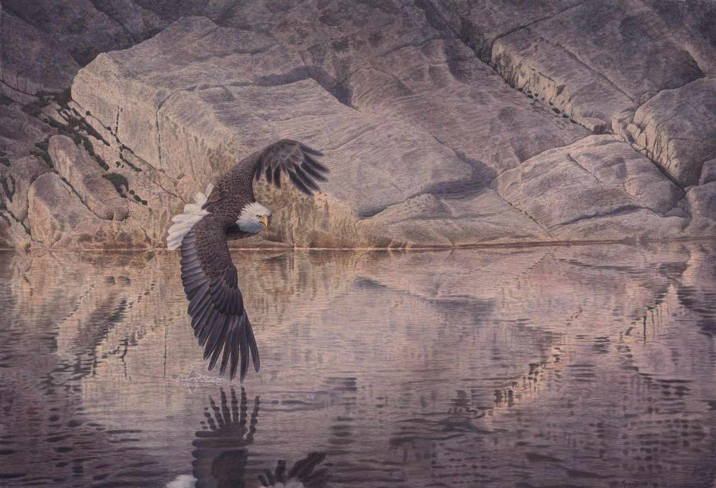 Touch of Reflection - Limited Edition Print - Renso Tamse Fine Art