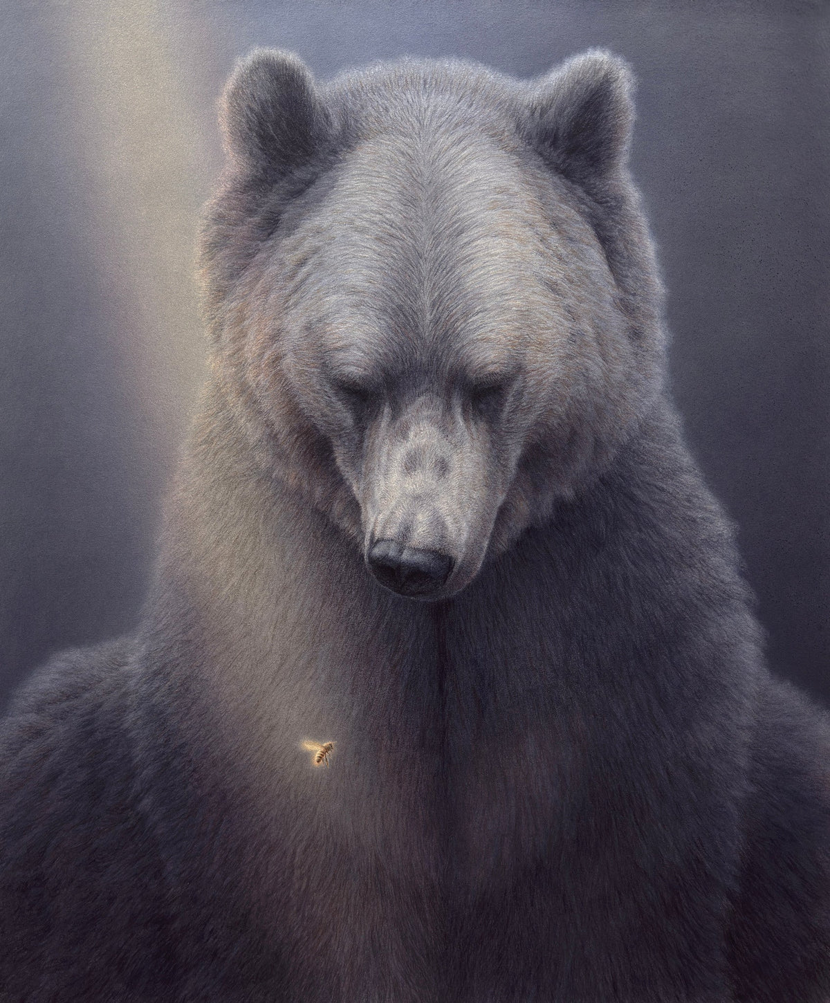 Bear with Bee - Collector's Edition - Renso Tamse Fine Art