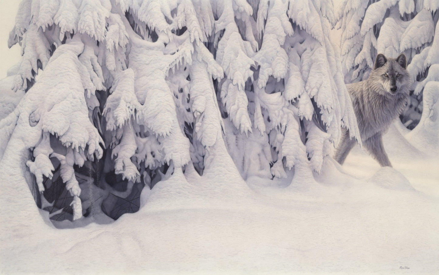 The Silence of Snow - Open Edition Print - Renso Tamse Fine Art