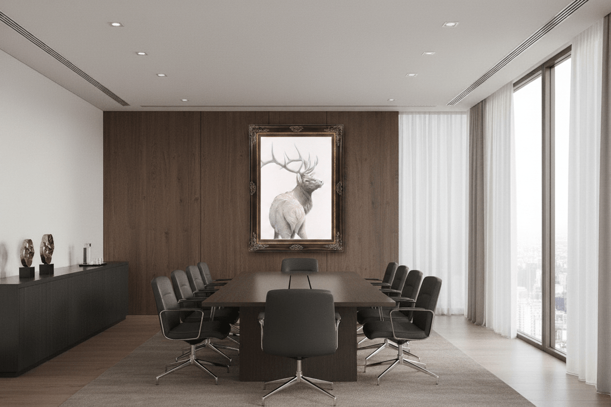 Wapiti - Limited Edition Print - Renso Tamse Fine Art