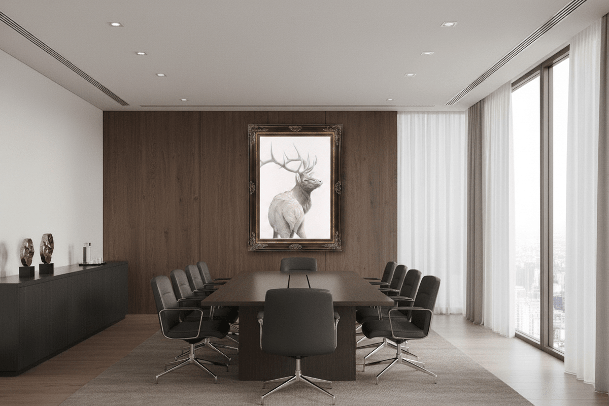 Wapiti - Limited Edition Print - Renso Tamse Fine Art